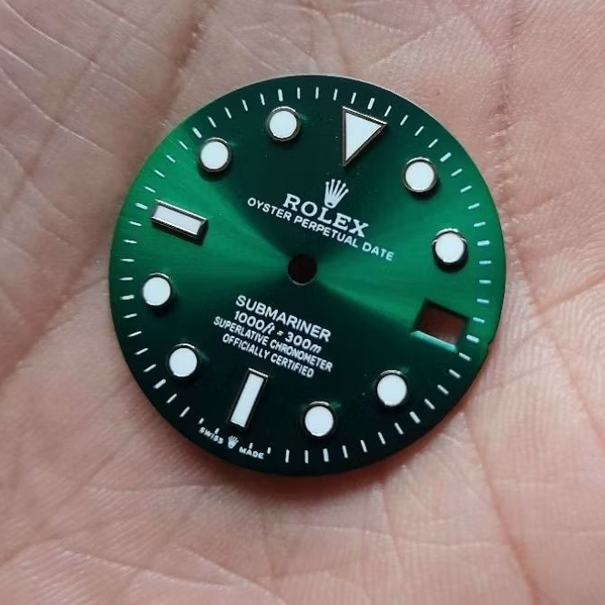 dial nh35 seiko mod rlx hulk sun burst dial nh35 seiko 28.5mm nh36 7s26