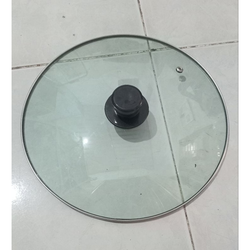 tutup panci kaca 28cm (27cm )
