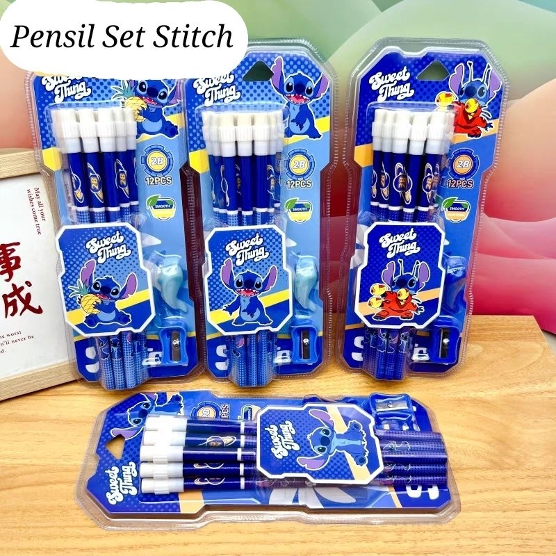 

Pensil Set Disney Stitch Pencil lilostitch