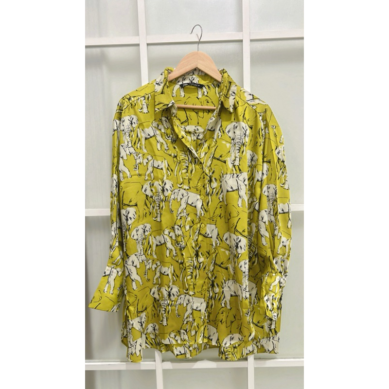 kemeja zara oversize