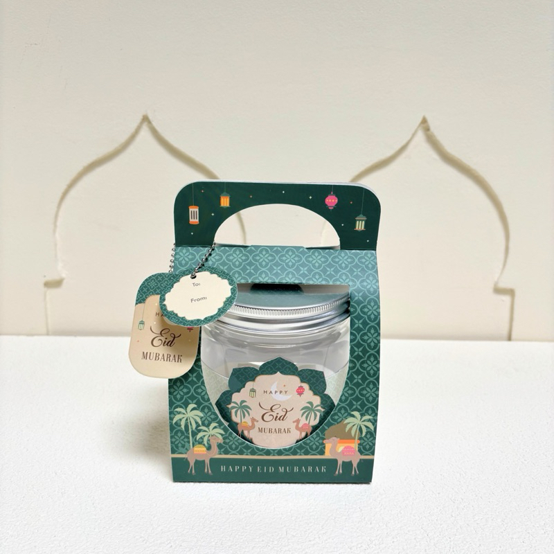 

RN 10 Set Box Jinjing Luna Toples 400 600 800ml Box Kotak Kue Idul Fitri Lebaran