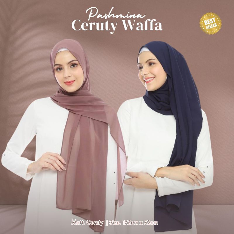 Hijab Phasmina Ceruty Waffa