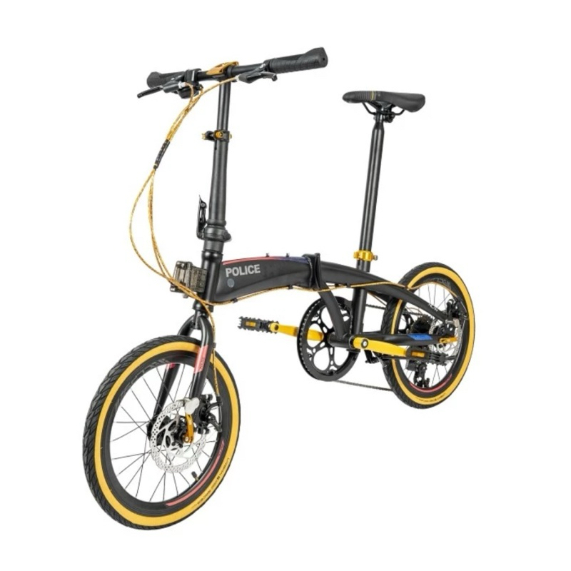 preloved sepeda police 16” inch ; police folding bike milan 16” inch