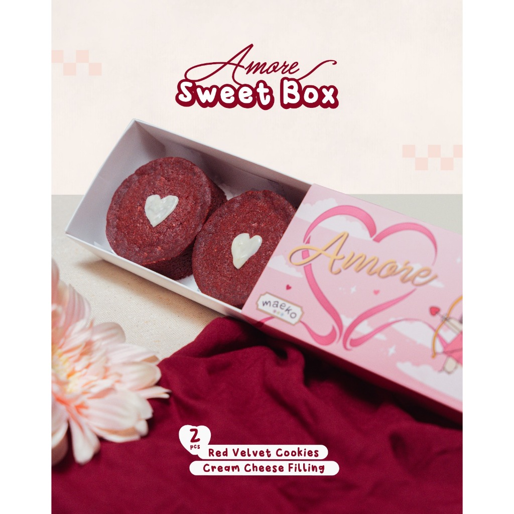 

Makeo Box Valentine's Day (Free Valentine's Card) - Sweet Box 2 Pcs