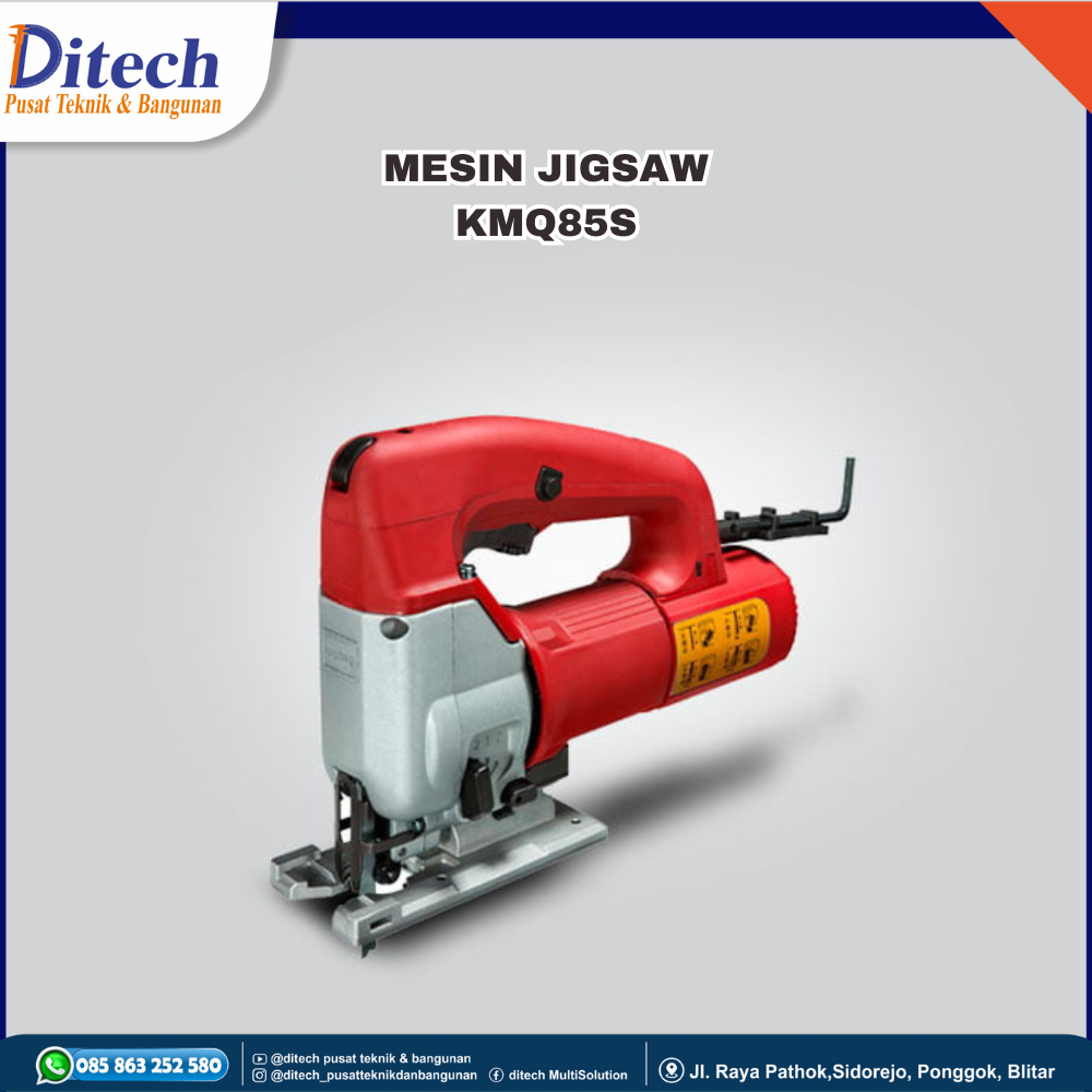 Jigsaw DCK KMQ85S Mesin Gergaji / Jigsaw 85mm / Mesin Gergaji Listrik / Gergaji Kayu Triplek / Gerga