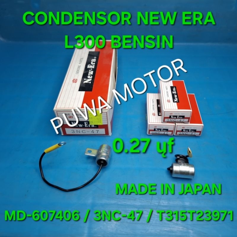 CONDENSOR KONDENSOR PLATINA  L300 BENSIN 0.27 NEW ERA ASLI ORIGINAL JAPAN 100% MD607406 / 3NC47  / T
