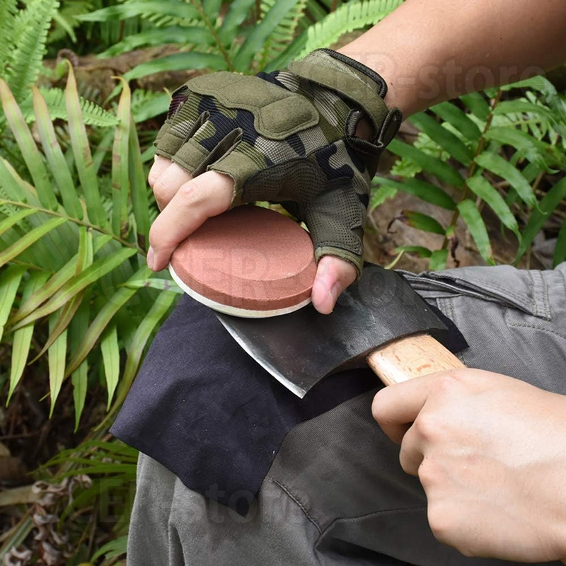 Batu Asah Bulat/Asahan Pisau/Batu Asah PIsau Gunting Serbaguna