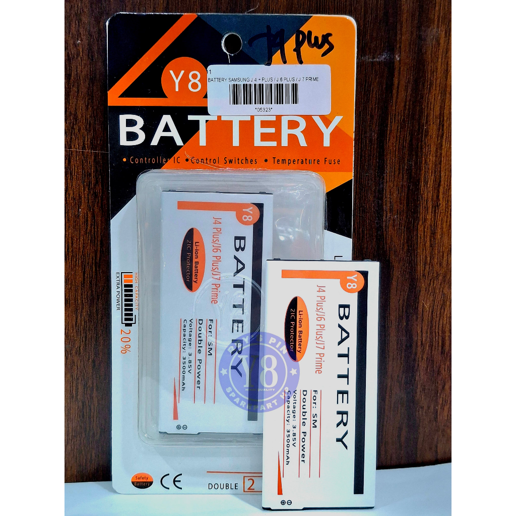 BATTERY SAMSUNG J4+ PLUS / J6 PLUS / J7 PRIME DOUBLE POWER