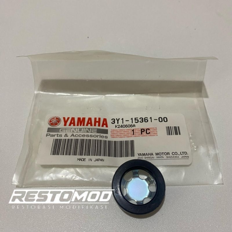 KACA INTIP MESIN KACA BLOK MESIN KACA LEVEL OLI MESIN SCORPIO RXZ 3Y1-15361-00 ORIGINAL KACA BENING