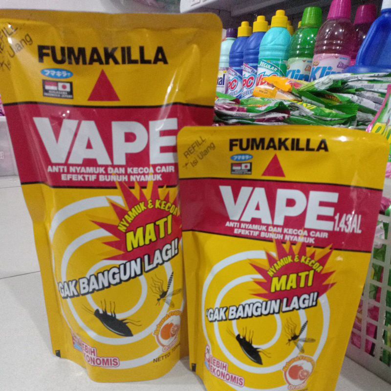 Vape Cair Pouch Anti Nyamuk & Kecoa