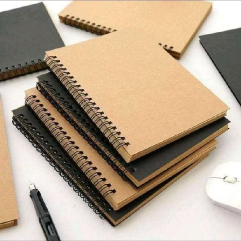 

Notebook / Diary Book / Sketch Book / Journal Book - Ukuran A6 (100 Halaman/ 50 Lembar)