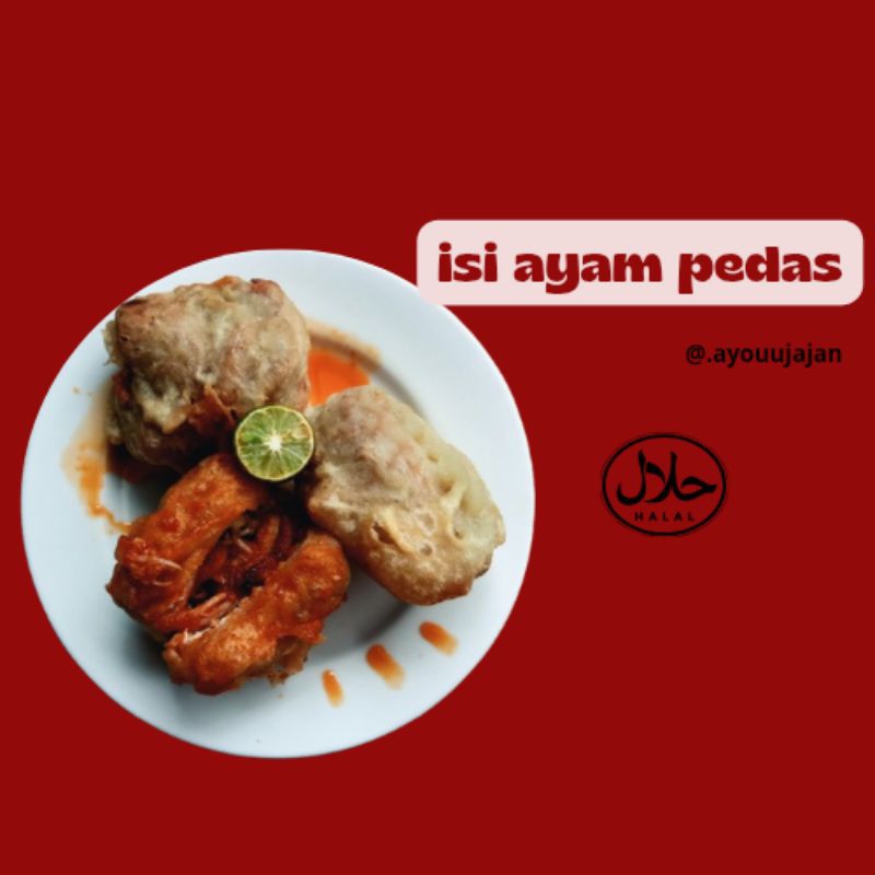 

TAHU HUHA ISI AYAM PEDAS