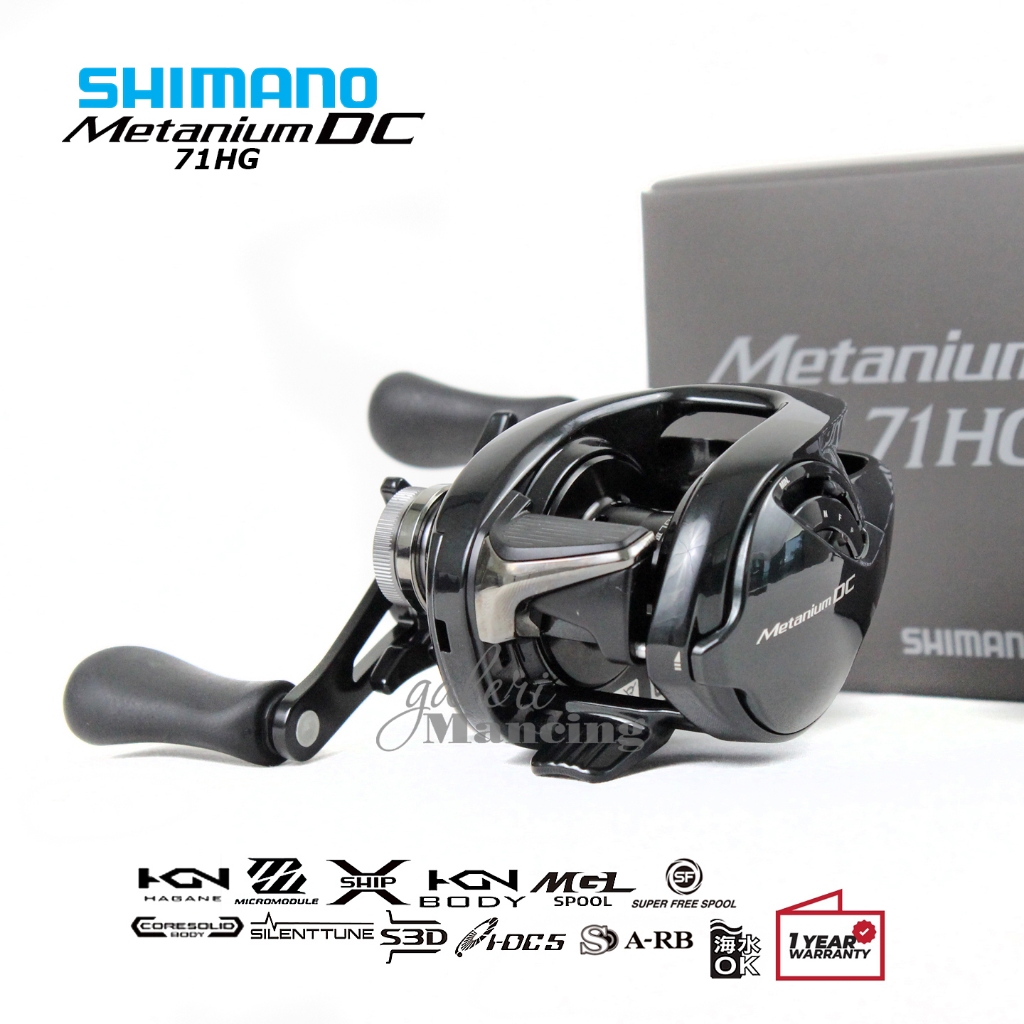 REEL SHIMANO BAITCASTING 2024 METANIUM DC 71HG || 71XG Ril casting Handle Kiri | Ril Baitcasting Dig