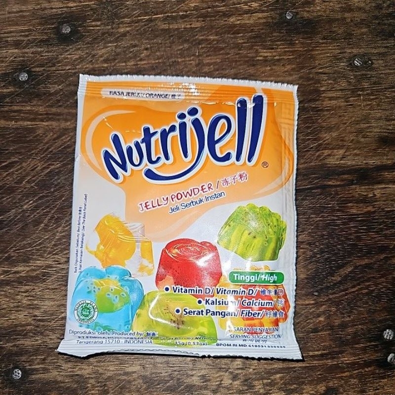 

NUTRIJELL Jeli Serbuk Instan Rasa Jeruk 15gr (1 Saset)