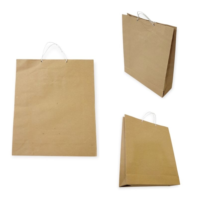 

Paper Bag Polos Tipe Tas Kertas Papper Warna Coklat Aks Filoshop