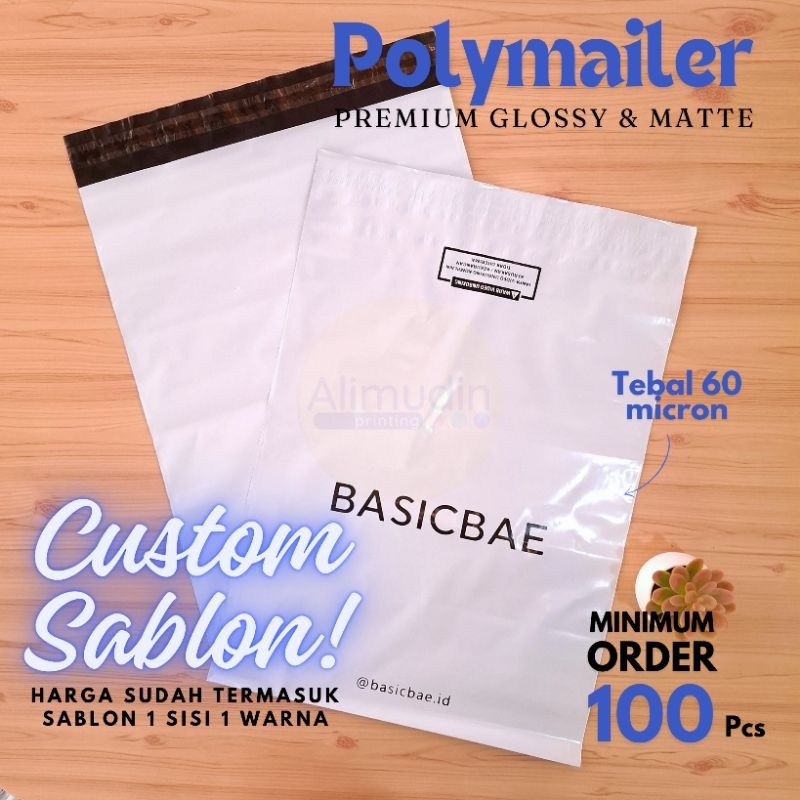 

Plastik Polymailer 32 x 45 Premium 60 micron Custom Sablon