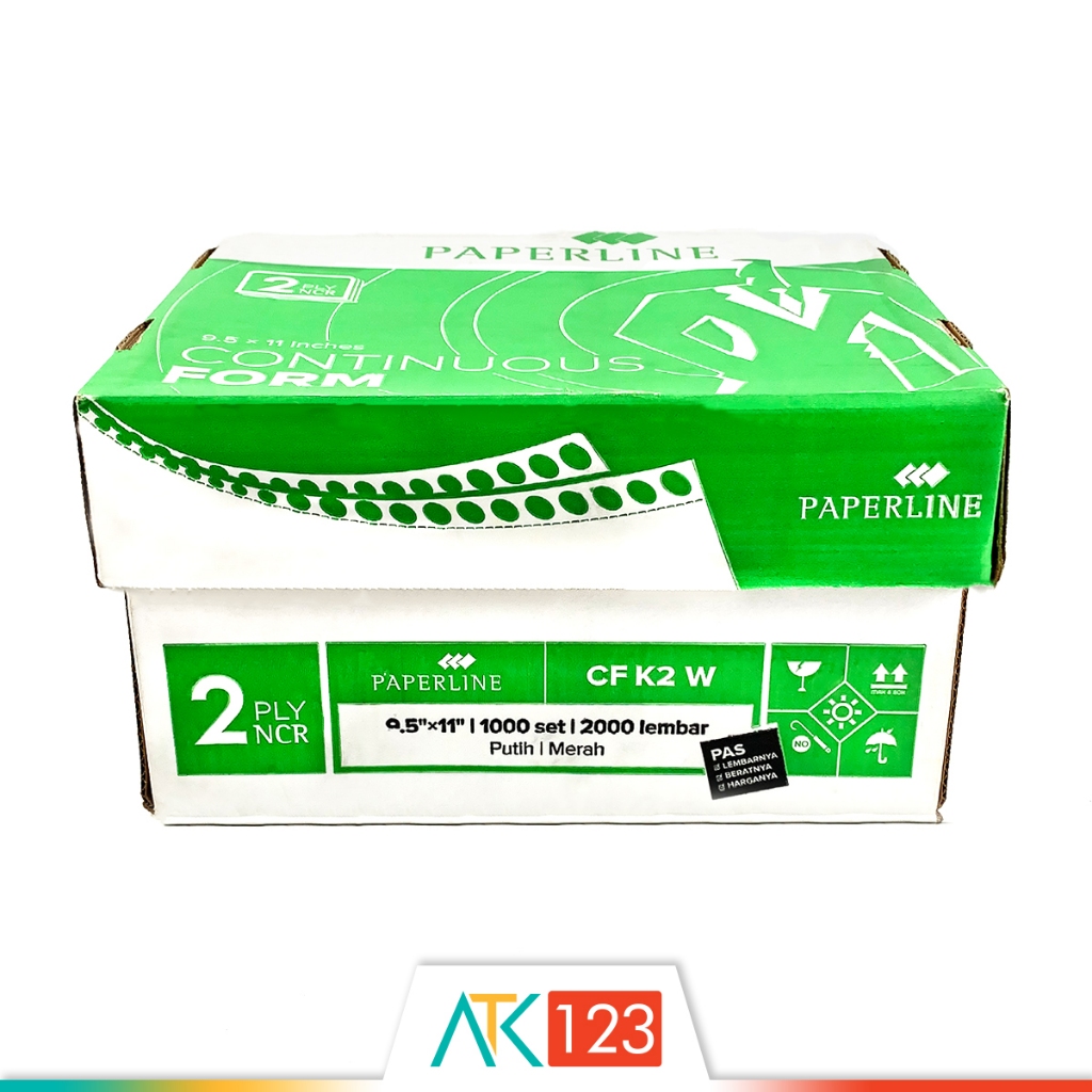 

Continuous Form Paperline 2 Ply Warna 9 1/2 x 11 in (K2 W)