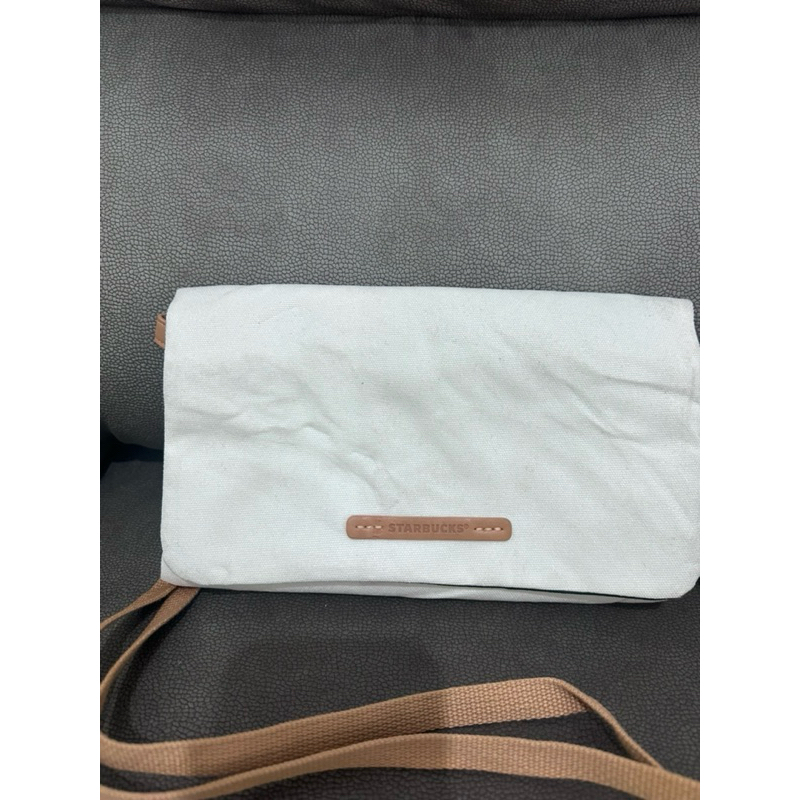 STARBUCKS SLING BAG WHITE ORIGINAL PRELOVED