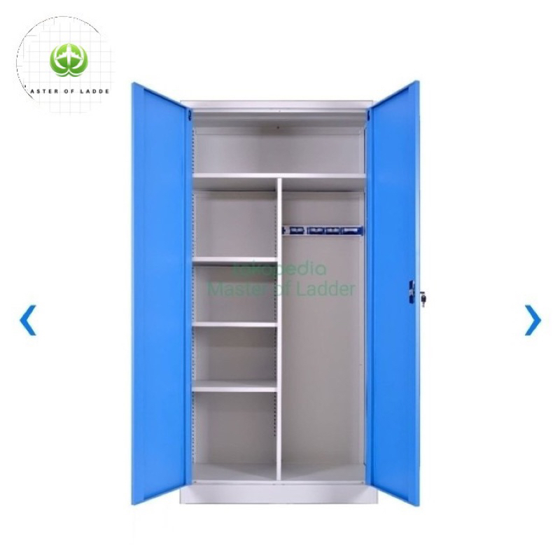 Lemari Kabinet 2 Pintu Lemari Besi Janitor Krisbow
