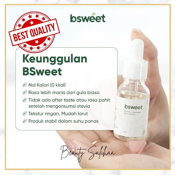 B erl BSweet stevia gula cair diabetes diet herbal bpom