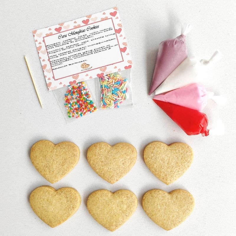 

Valentine DIY Cookies | Kado Valentine | Valentine Gift | Cookies Valentine | Cookies Hias | Menghias Cookies | Kado Ulang Tahun | Coklat Valentine | Kue Valentine | Hampers Gift | Goodie Bag Ulang Tahun | Hampers Ulang Tahun