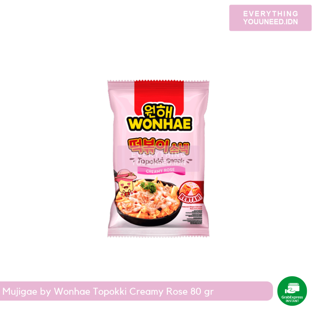 

Mujigae by Wonhae Topokki Creamy Rose 80 gr