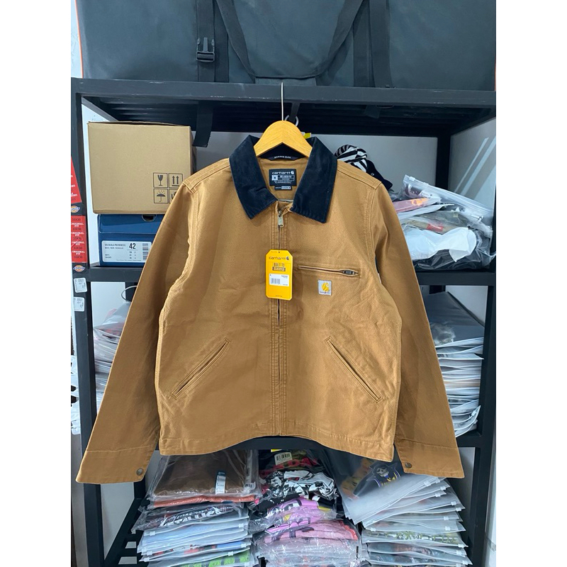 Carhartt rugged Flex Duck Detroit Jacket Brown Original