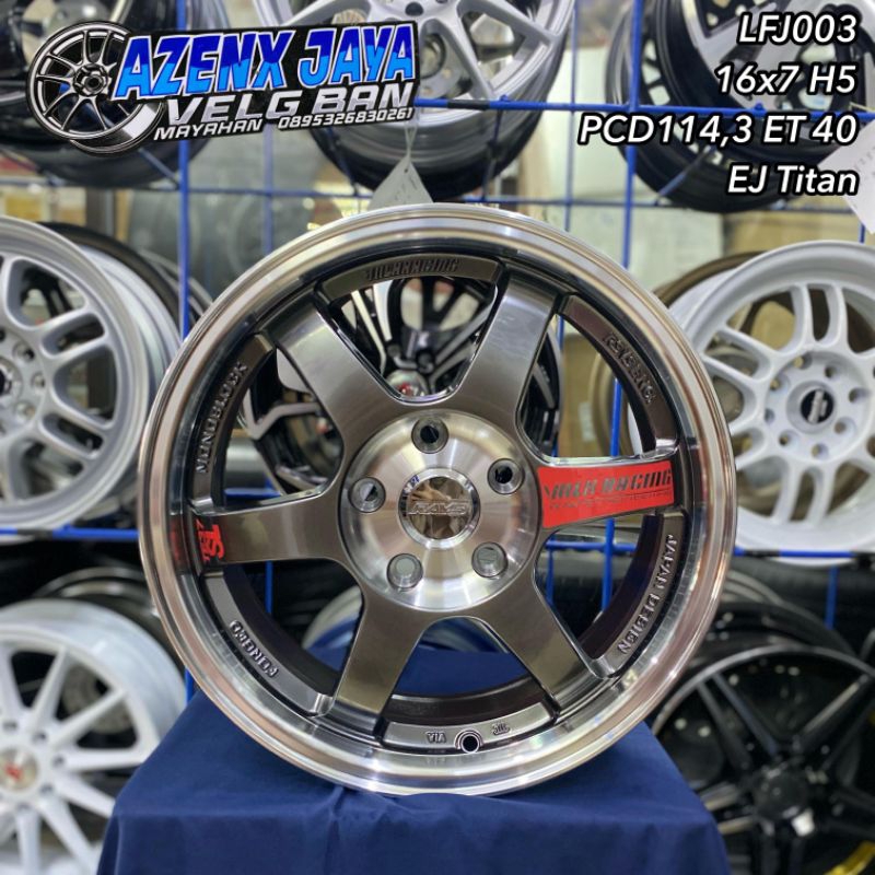 velg mobil rays TE37 R16 H5