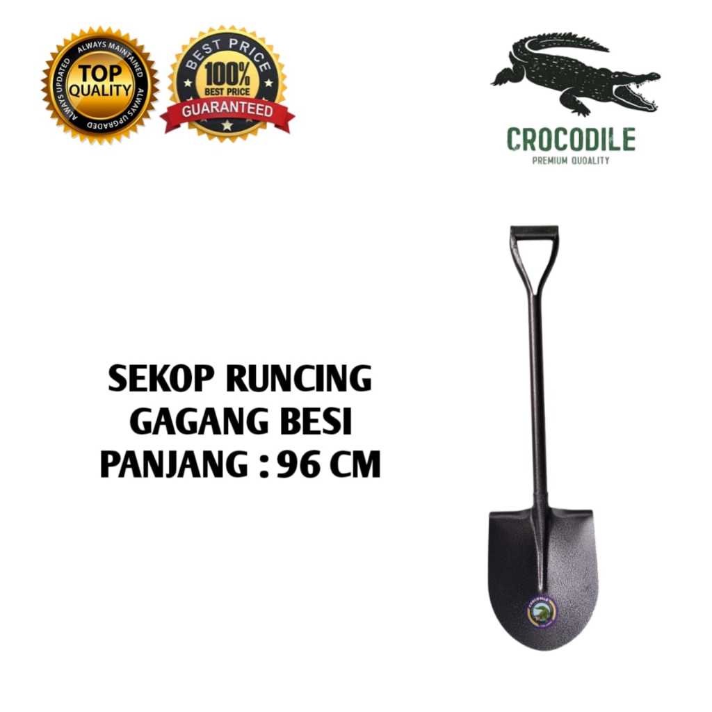 Shovel Gagang Besi Sekop pasir Sekop kelas industri Sekop shovel gagang besi Sekop Runcing Sekop Sko