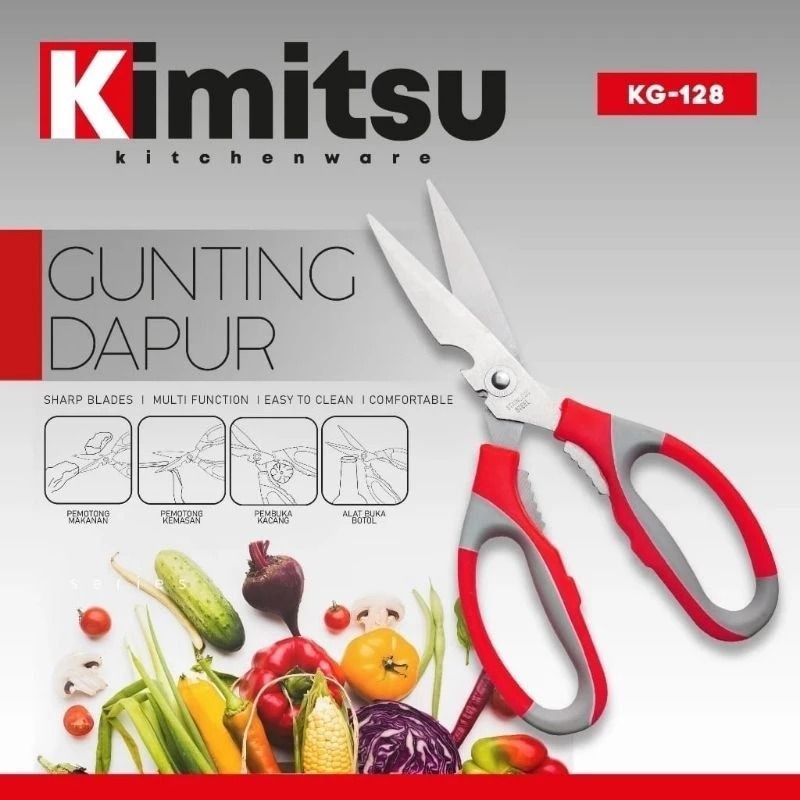 

GUNTING STAINLESS KG128 RED-GREY/ KG12222 BLACK-RED KIMITSU