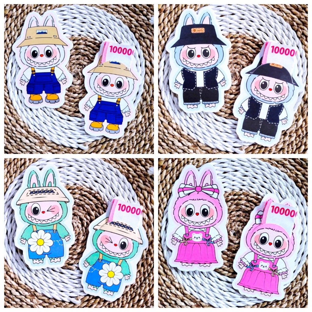 

Amplop Lebaran Labubu 5 LEMBAR Premium 3D / Angpao Lebaran Idul Fitri Unik Lucu