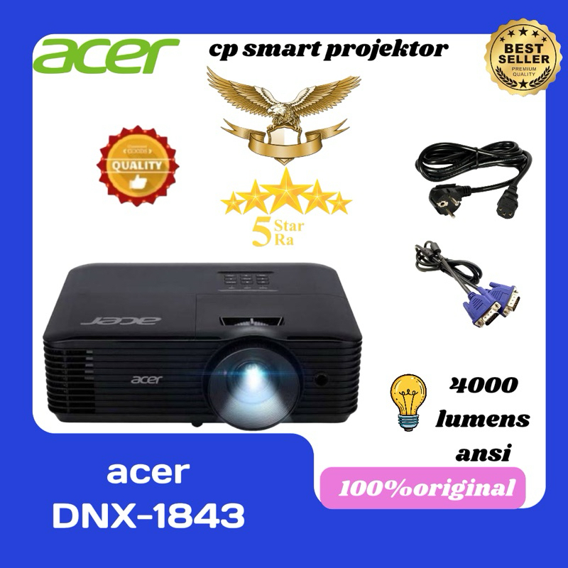 INFOCUS PROJEKTOR ACER DNX1843 4000 lumens ansi original product