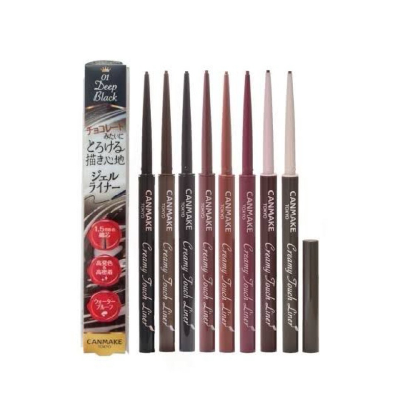 Canmake Creamy Touch Liner Eyeliner Pencil Jepang