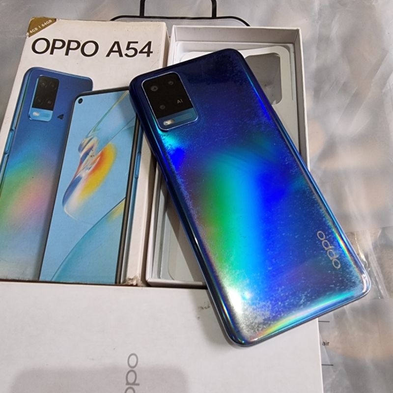 oppo a54 ram 4/64gb lengkap