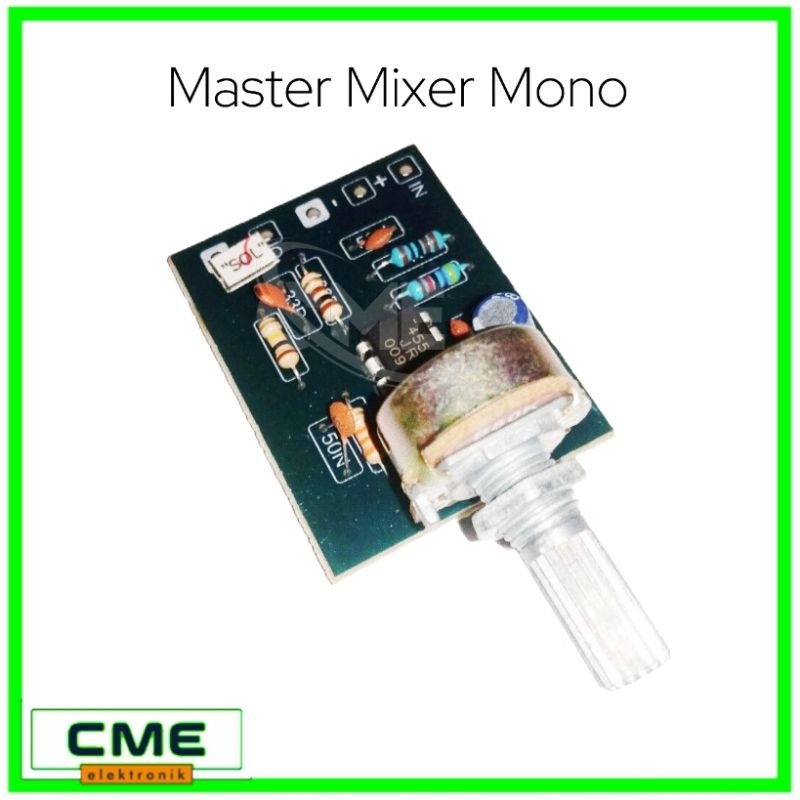 Kit Master Mixer IC JRC4558 / 4558 / Mono 1 Potensio
