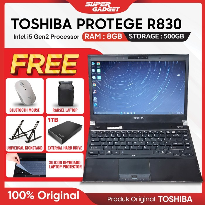 TOSHIBA LAPTOP SECOND BERKUALITAS ORIGINAL 1 JUTAAN SEKEN MURAH CUCI GUDANG