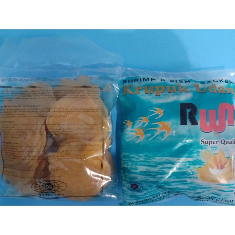 

Kerupuk Udang(Gondang)RWM super kualitas 500gr