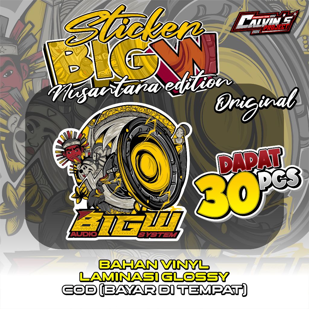 

ORIGINAL STIKER BIGW NUSANTARA V2 EDITION by CALVIN'S PROJECT