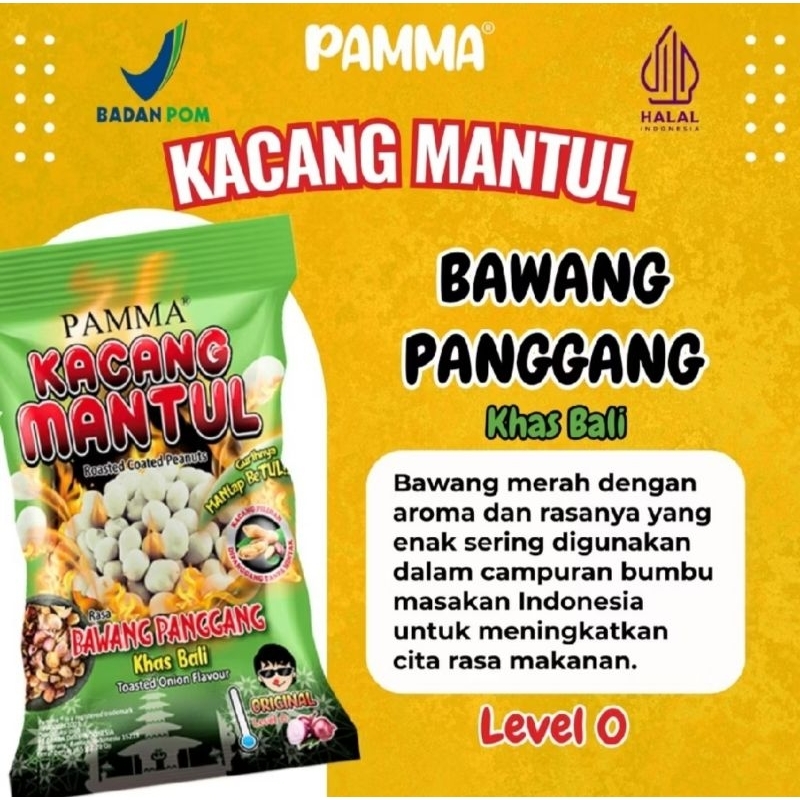 

kacang mantul rasa bawang panggang 65gr - exp Mar 25