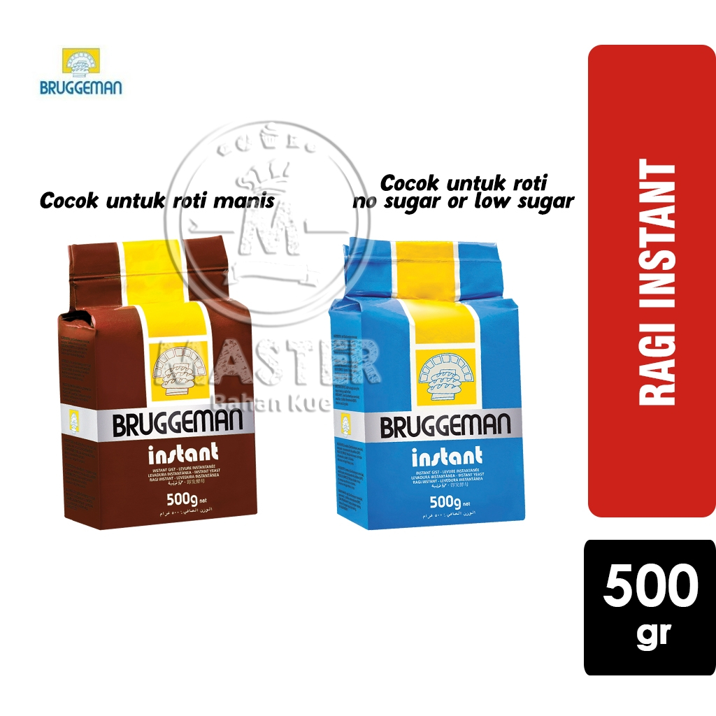 

Ragi Instant Bruggeman Instant Yeast / Ragi Instan Kering [500 gr]