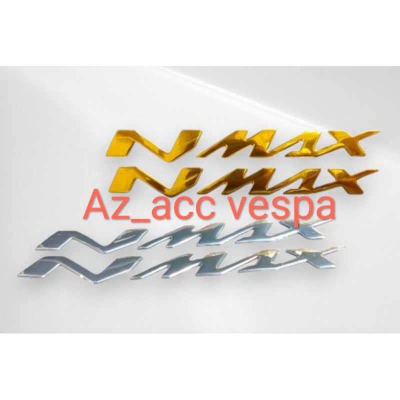 Emblem Nmax sticker nmax timbul aksesoris motor Nmax