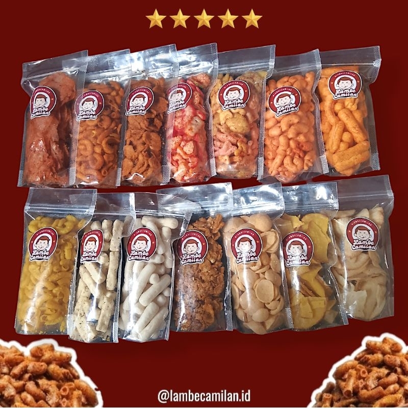 

SERBA 5K KERIPIK & KERUPUK PEDAS MANIS VIRAL (uk kecil)
