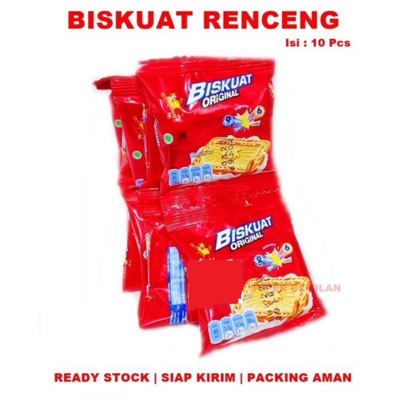 

BISKUAT ORIGINAL MURAH 1RENCENG 10PCS