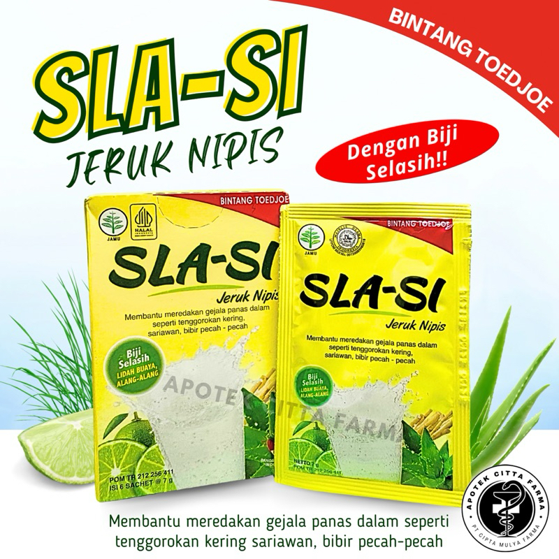 

Sla si / Selasih Bintang Toedjoe Per 1 Sachet 7 gr - Meredakan Gejala Panas Dalam / Sariawan / Tenggorokan Kering / Bibir Pecah - Pecah