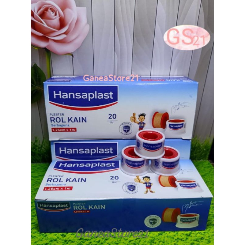 Hansaplast plester roll 100cm (1box = 20 pcs)