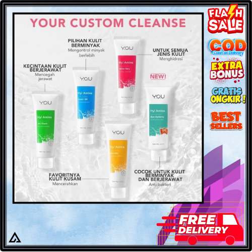 (READY) YOU Facial Wash | sabun muka