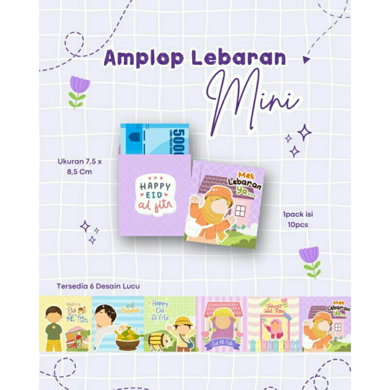 

AMPLOP LEBARAN 2025 CUTE SYARI