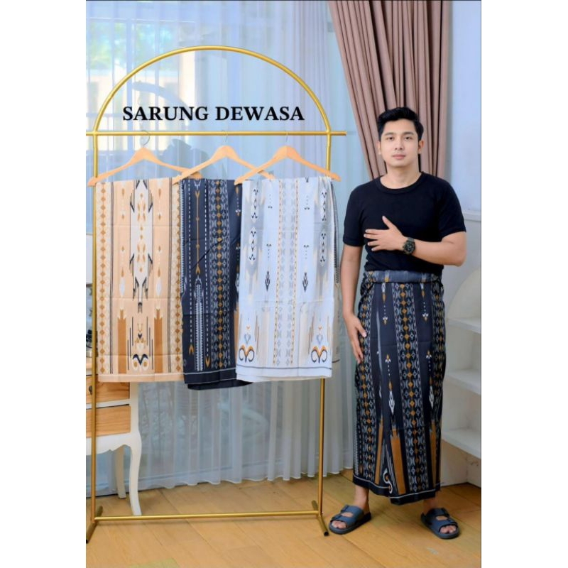Sarung Dewasa Murah Motif Sarung BHS, Sarung Atlas