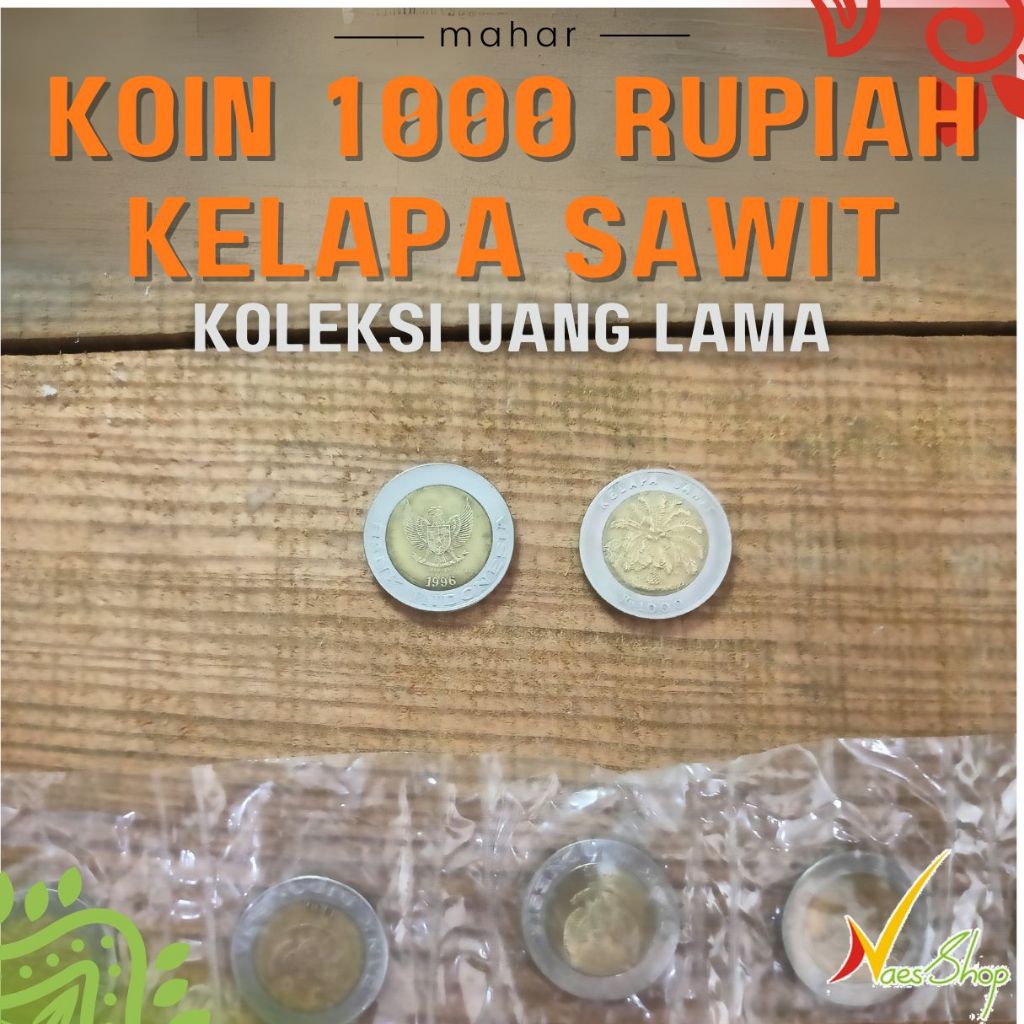Koleksi Uang Lama 1000 rupiah Kelapa Sawit 1996