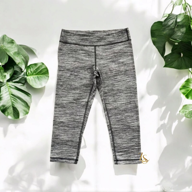 Ivivva by Lululemon Rhythmic Crop Luxtreme Leggings Gray Size 12